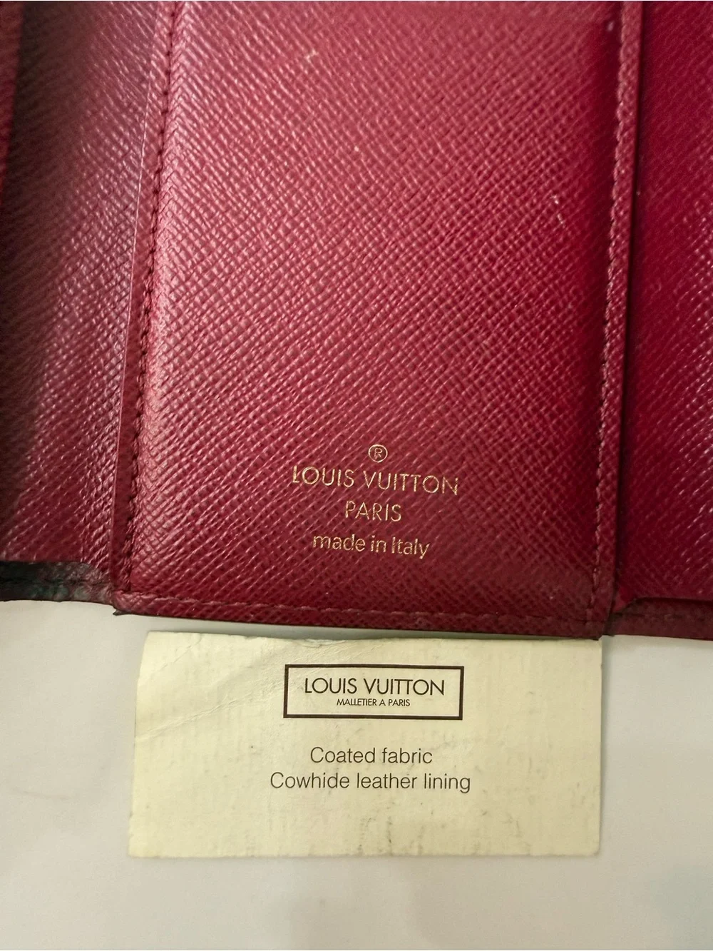 Louis Vuitton Monogram Envelope Compact Wallet in Brown and Gold
